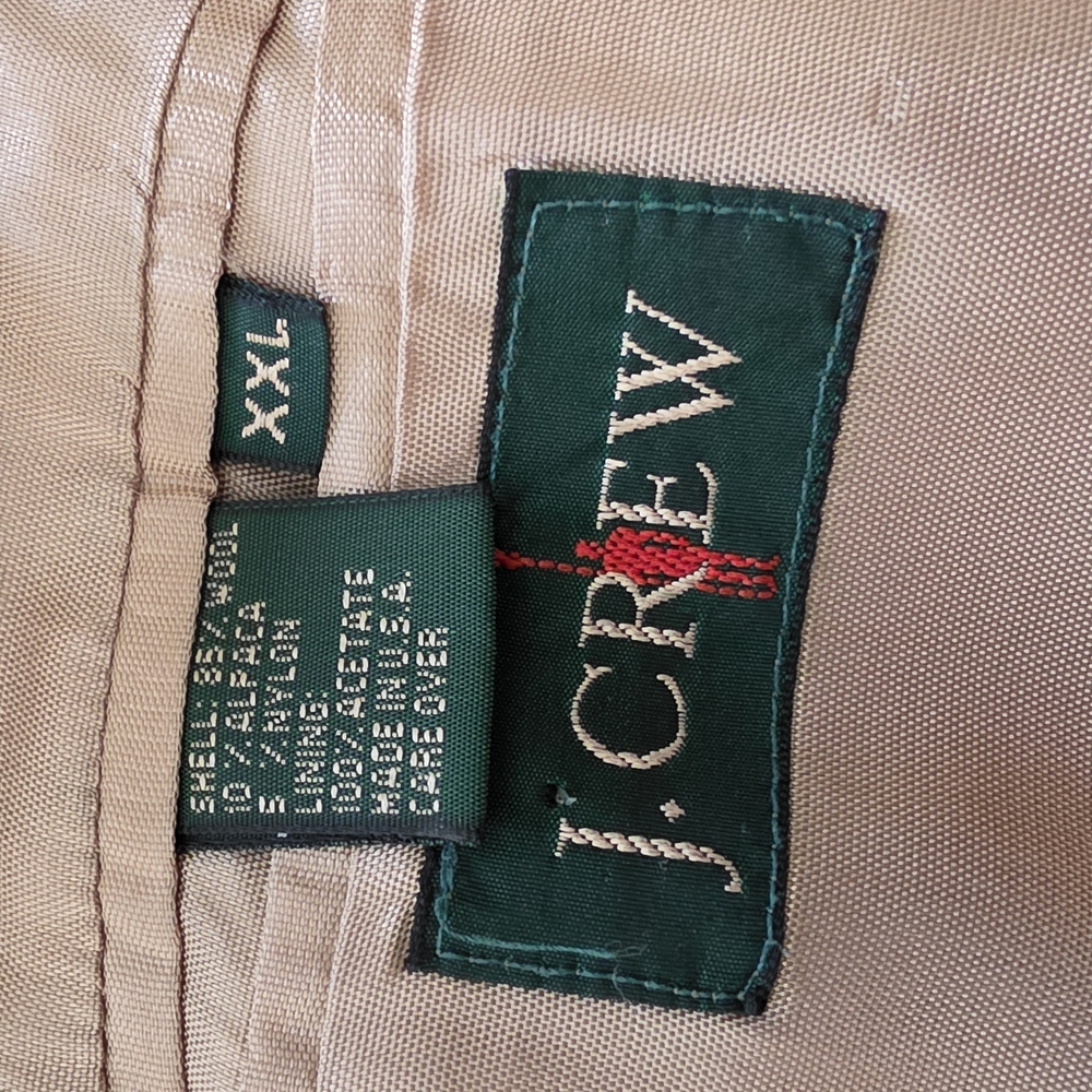 J. Crew Neutral Beige Single-Button Patch Pocket … - image 6